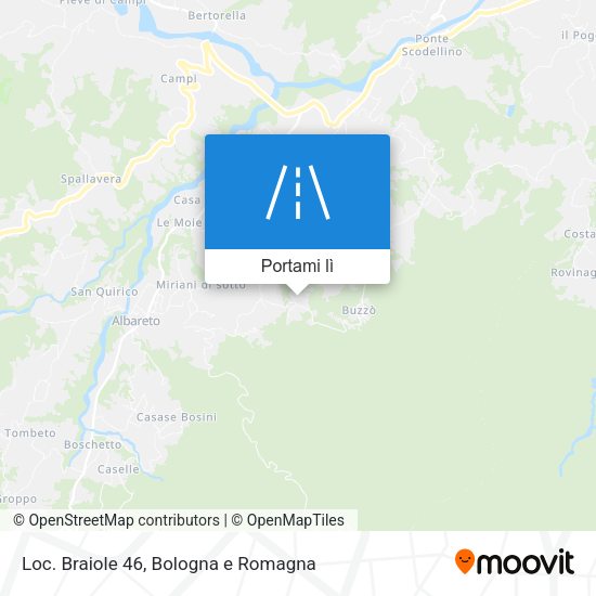 Mappa Loc. Braiole 46