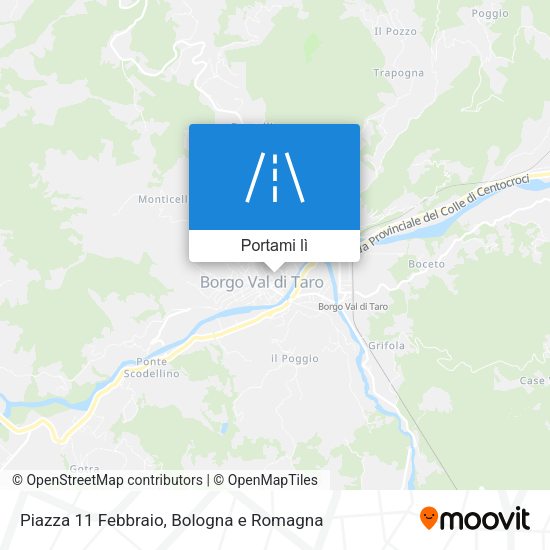 Mappa Piazza 11 Febbraio