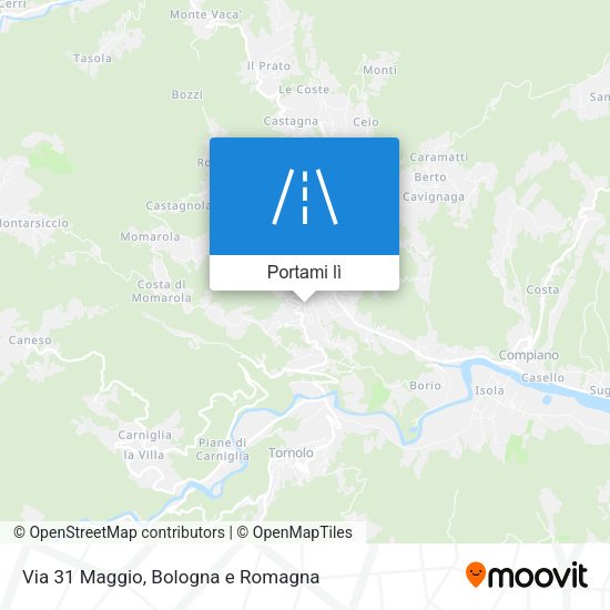 Mappa Via 31 Maggio