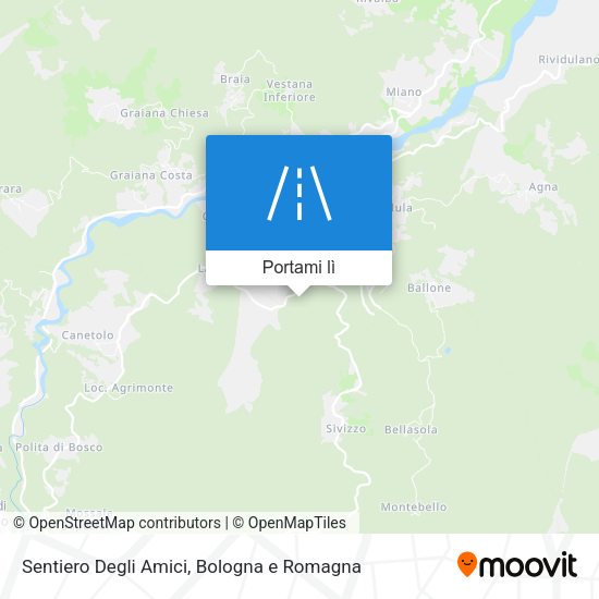 Mappa Sentiero Degli Amici