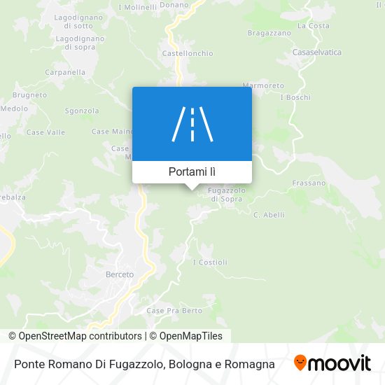 Mappa Ponte Romano Di Fugazzolo