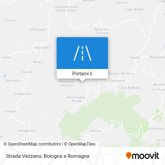 Mappa Strada Vezzano