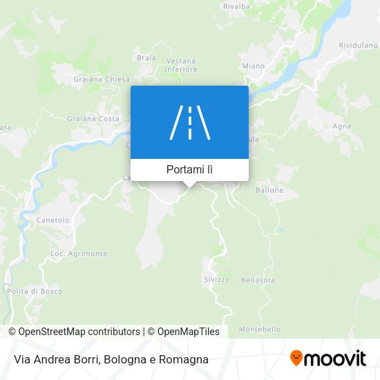 Mappa Via Andrea Borri