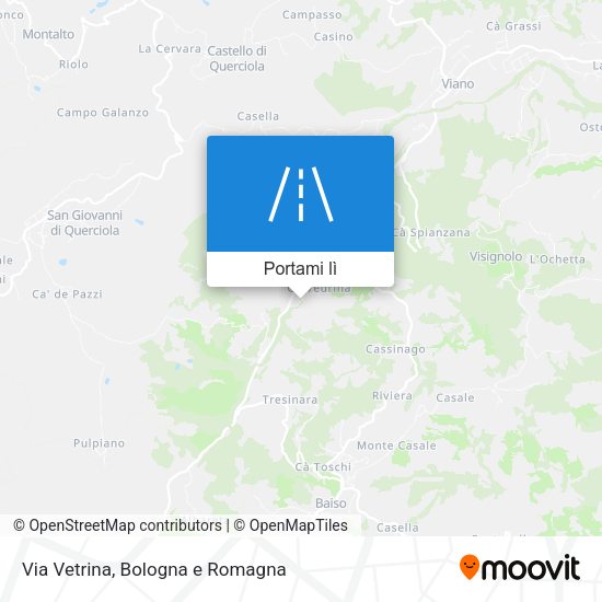 Mappa Via Vetrina