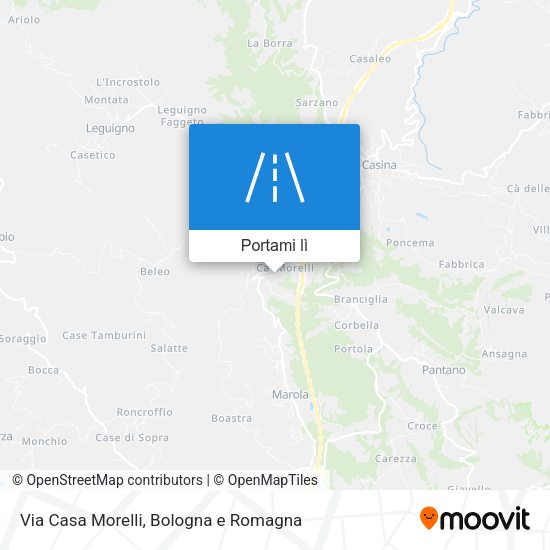 Mappa Via Casa Morelli