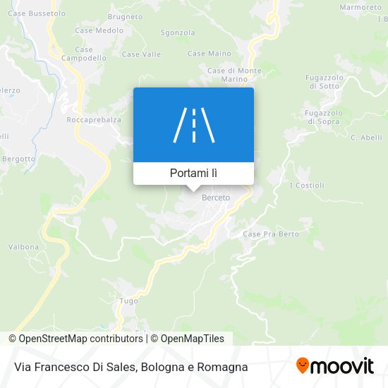 Mappa Via Francesco Di Sales