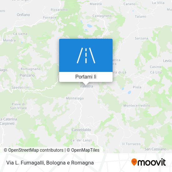 Mappa Via L. Fumagalli