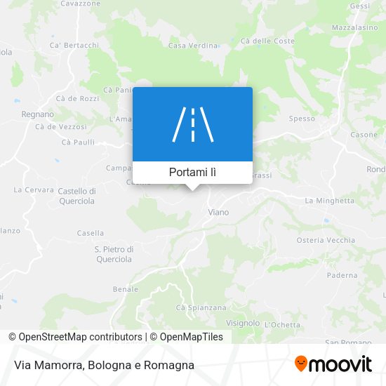 Mappa Via Mamorra