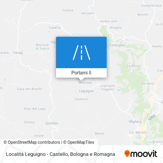 Mappa Località Leguigno - Castello