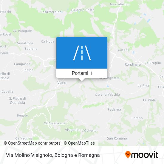 Mappa Via Molino Visignolo