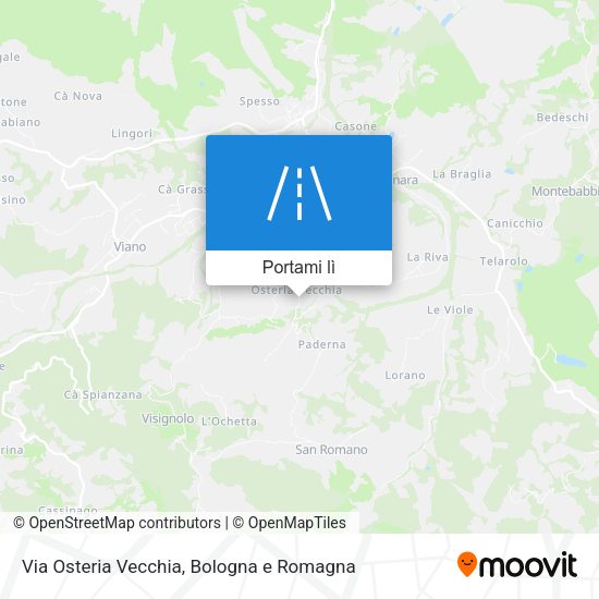 Mappa Via Osteria Vecchia