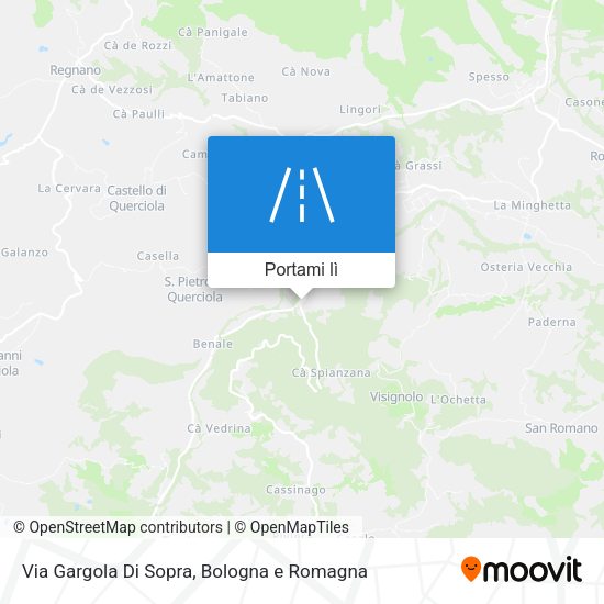 Mappa Via Gargola Di Sopra