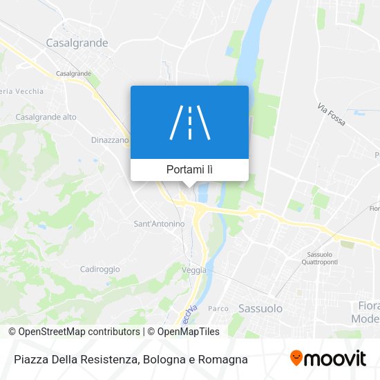 Mappa Piazza Della Resistenza