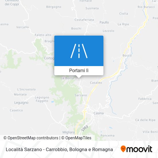 Mappa Località Sarzano - Carrobbio