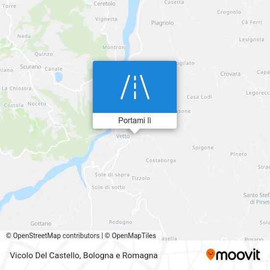 Mappa Vicolo Del Castello