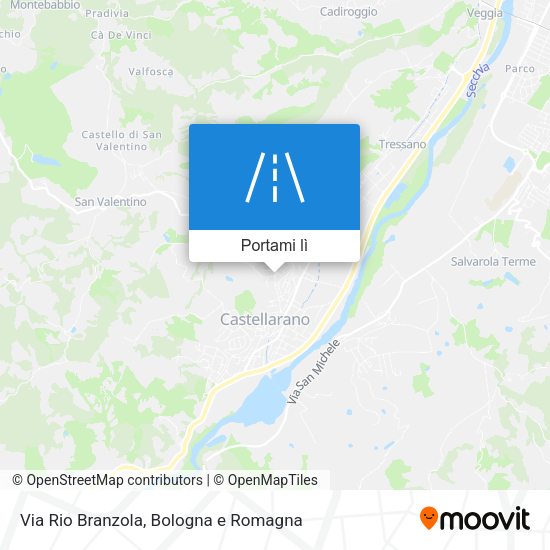 Mappa Via Rio Branzola