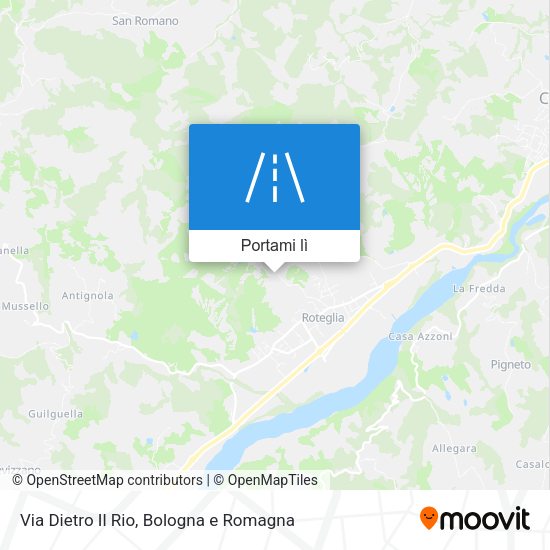 Mappa Via Dietro Il Rio