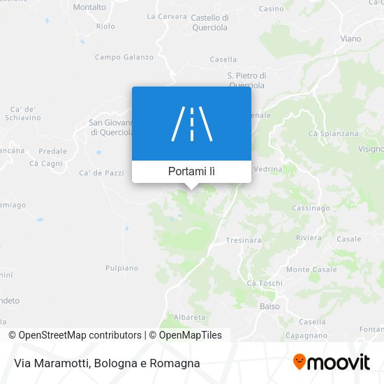 Mappa Via Maramotti