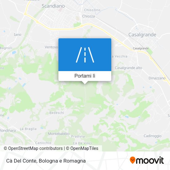 Mappa Cà Del Conte