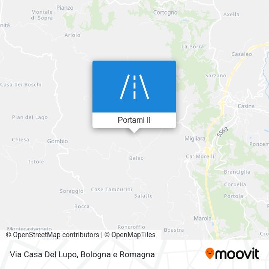 Mappa Via Casa Del Lupo