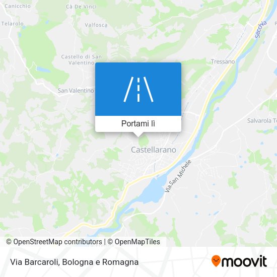 Mappa Via Barcaroli