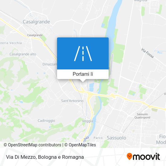 Mappa Via Di Mezzo