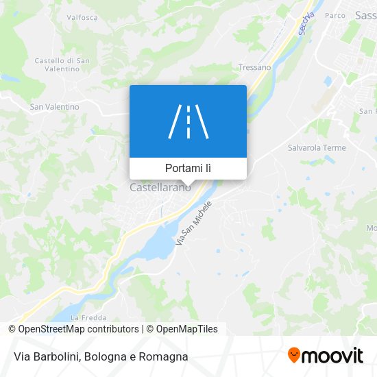 Mappa Via Barbolini