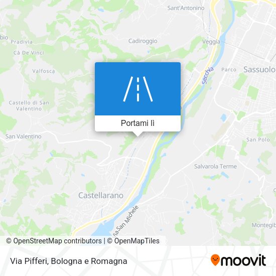 Mappa Via Pifferi