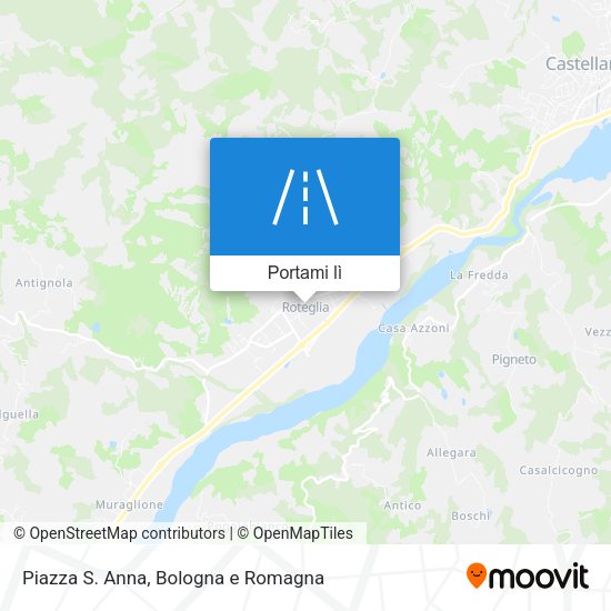 Mappa Piazza S. Anna