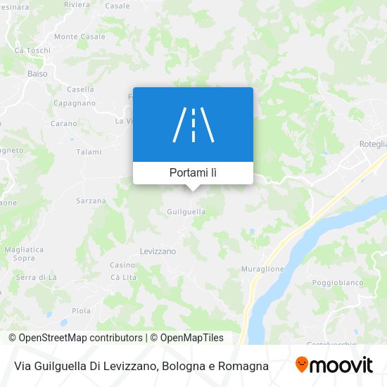 Mappa Via Guilguella Di Levizzano
