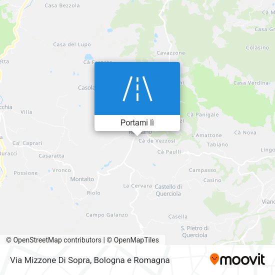Mappa Via Mizzone Di Sopra
