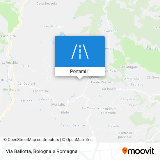 Mappa Via Ballotta