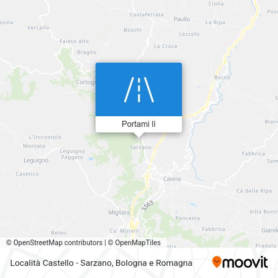 Mappa Località Castello - Sarzano