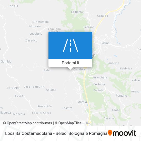 Mappa Località Costamedolana - Beleo