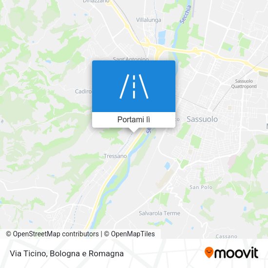 Mappa Via Ticino