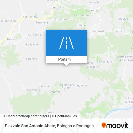 Mappa Piazzale San Antonio Abate