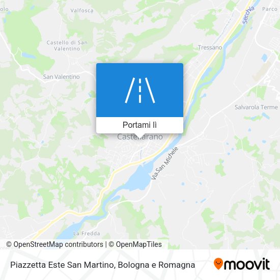 Mappa Piazzetta Este San Martino
