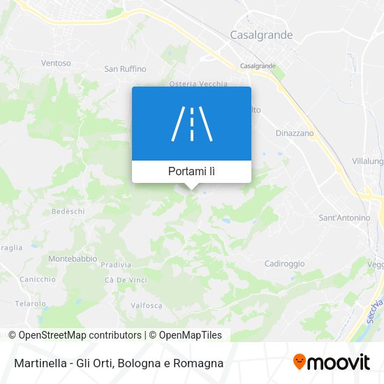 Mappa Martinella - Gli Orti