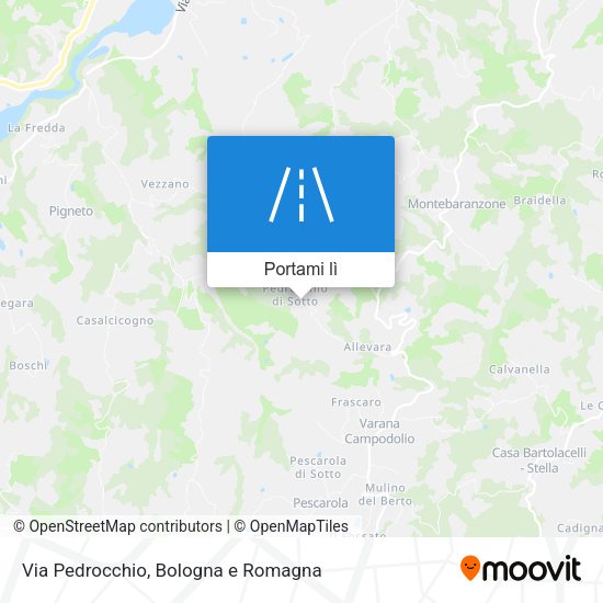 Mappa Via Pedrocchio