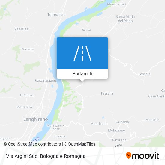 Mappa Via Argini Sud