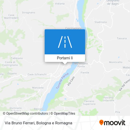 Mappa Via Bruno Ferrari