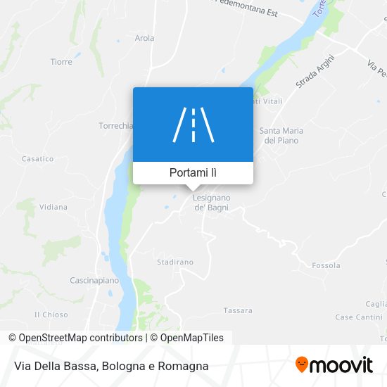 Mappa Via Della Bassa