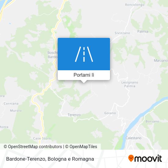 Mappa Bardone-Terenzo