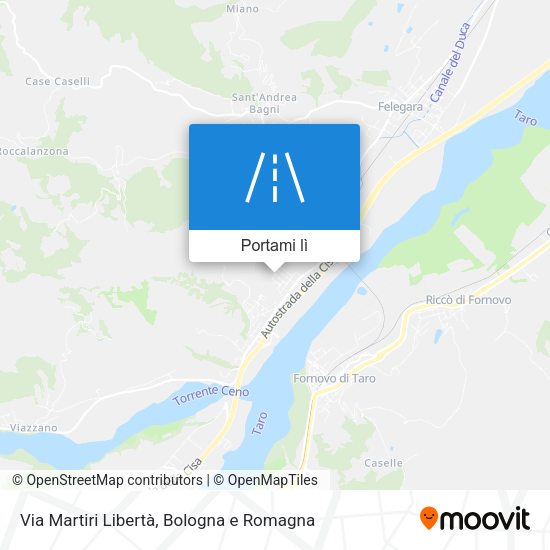Mappa Via Martiri Libertà