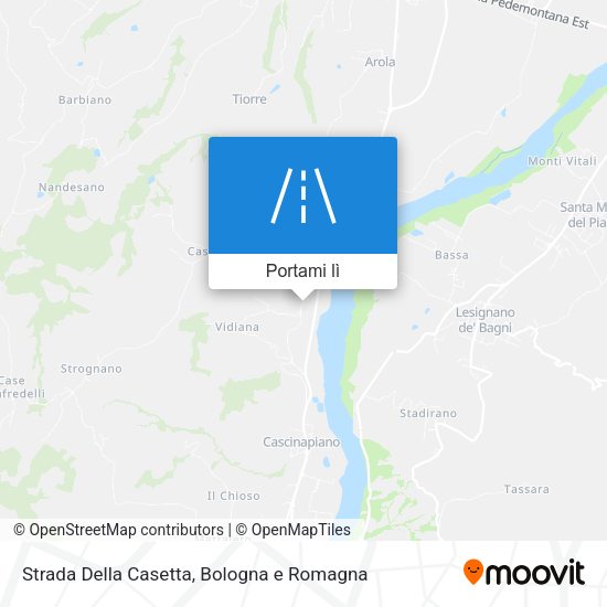 Mappa Strada Della Casetta