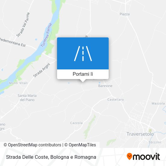 Mappa Strada Delle Coste