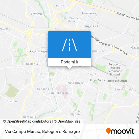 Mappa Via Campo Marzio