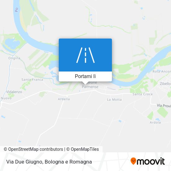 Mappa Via Due Giugno