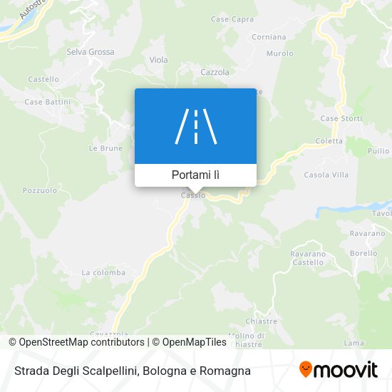 Mappa Strada Degli Scalpellini