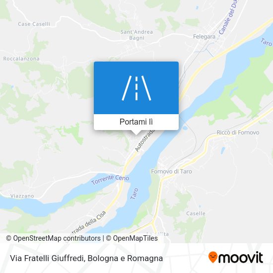 Mappa Via Fratelli Giuffredi